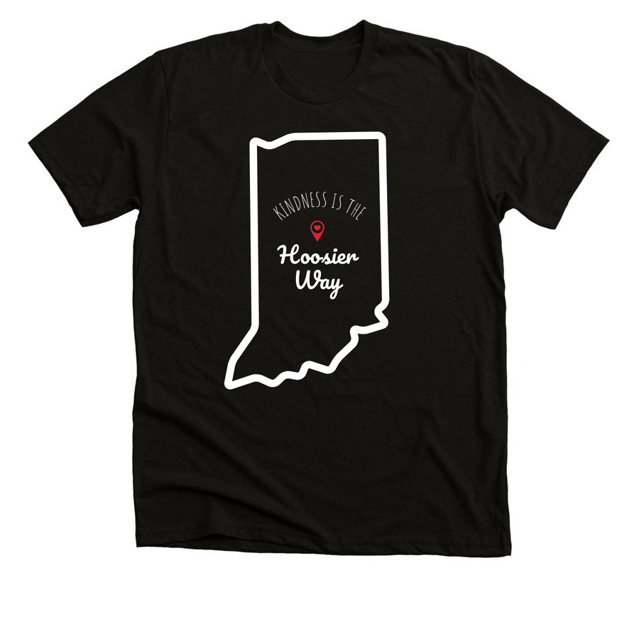 Kindness Collection, a Solid Black Blend Premium Unisex Tee