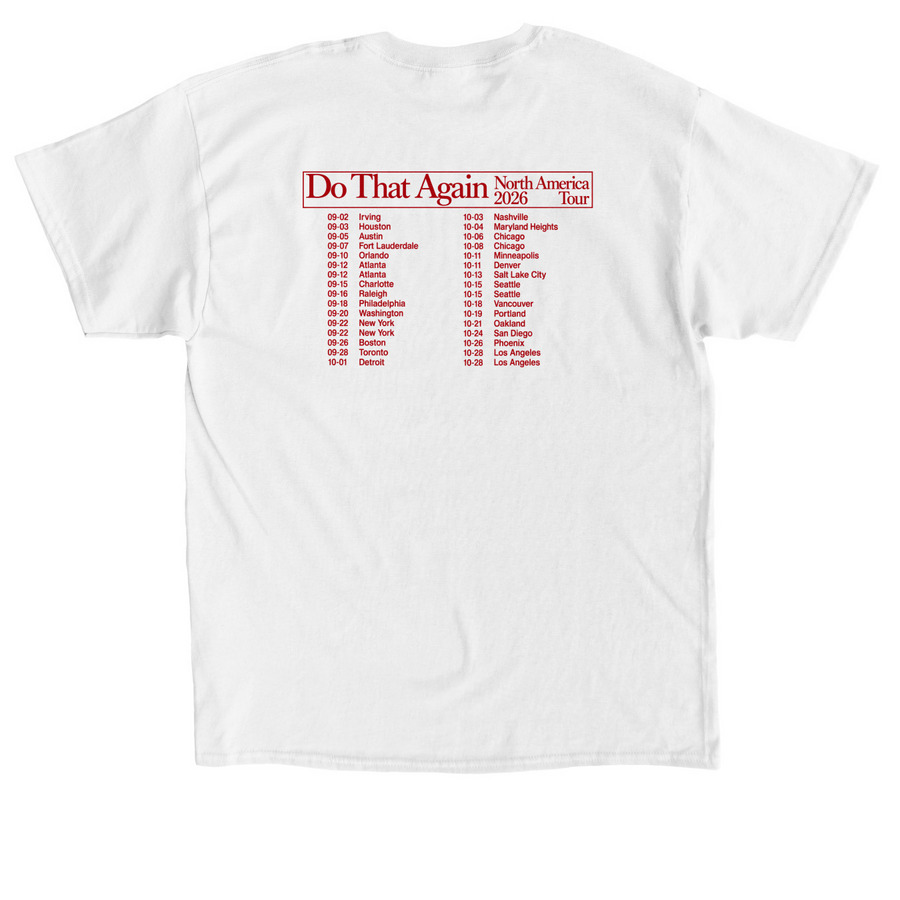 Official Catholics vs Alcoholics T-Shirt, a White Classic Unisex Tee (back-view)