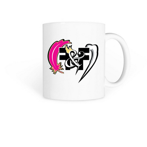 F&F Mug, a White Coffee Mug