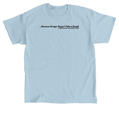 AIM Summer Food 4 Kids 2026, a Light Blue Classic Unisex Tee