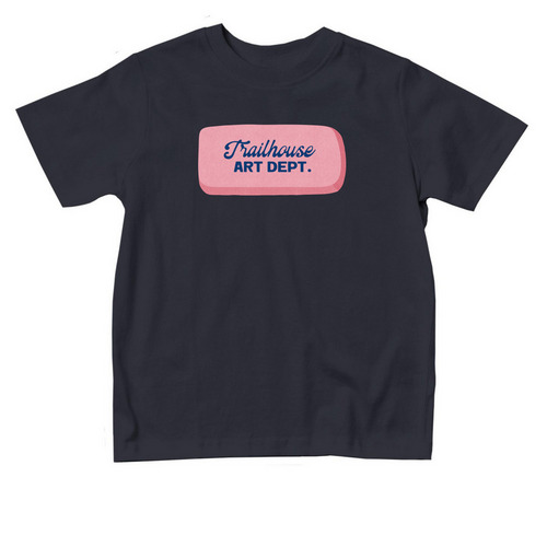 Trailhouse Art Dept. (Toddler), a Navy Toddler Tee