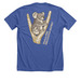 Koala-fied Relaxation Expert, a Solid True Royal Premium Unisex Tee (back-view)