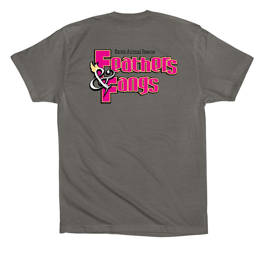 Feather And Fang Shirt, a Storm Premium Cotton Tee (back-view)