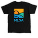 Large MLSA Logo Shirts, a Black Classic Unisex Tee