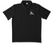 TCRR Polo, a Black Unisex Performance Polo