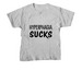 Hyperphagia Sucks (Black Font), a Sport Grey Youth Unisex Tee
