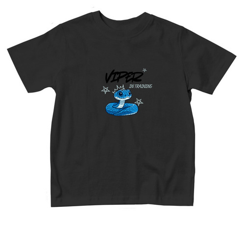 Mini Viper, a Black Toddler Tee