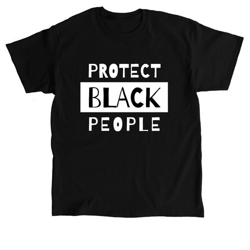 Protect Black People T-Shirt, a Black Classic Unisex Tee