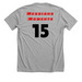 Vaping awareness&nbsp;, a Athletic Heather Premium Unisex Tee (back-view)