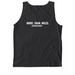 PROJECT NICU RUN CLUB, a Black Comfort Colors Tank Top (back-view)