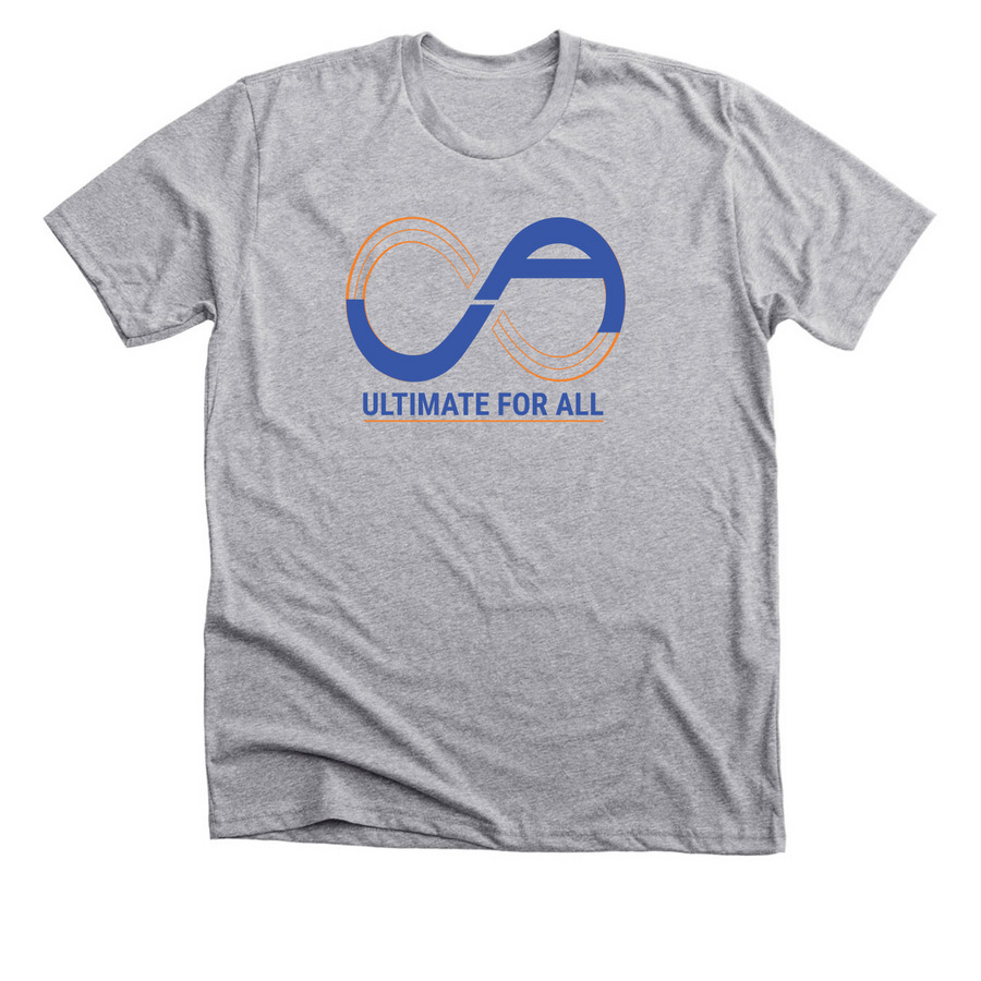 Ultimate For All, a Athletic Heather Premium Unisex Tee