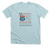 I-10 Trafficking Shirt, a Heather Ice Blue Premium Unisex Tee