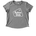 Campfire Cozy, a Aluminum Grey Allmade Eco Triblend Women?s Scoop Neck Tee