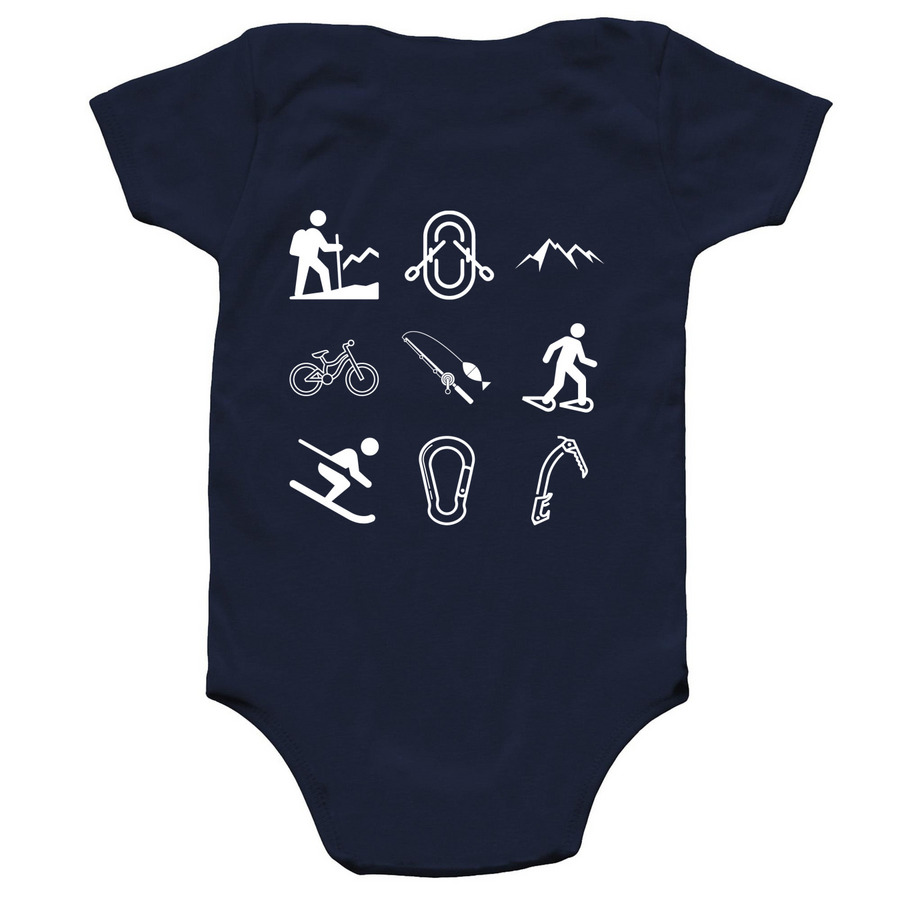 Veterans Expeditions, a Navy Infant Onesie (back-view)