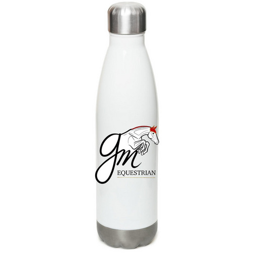 Stay Hydrated&nbsp;, a White Stainless Steel Water Bottle