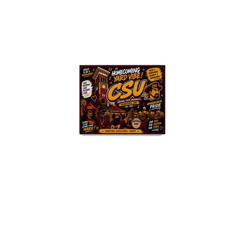 YARD VIBE MOUSE PAD, a White Full Color Mouse Pad