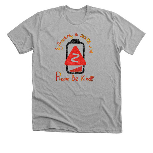 Systems Running Low, a Athletic Heather Premium Unisex Tee