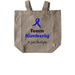 Team Kimberly tote, a Pumice Recycled Cotton Tote Bag