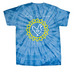 Lazy W Farms&nbsp;, a Baby Blue Classic Tie Dye Tee (back-view)