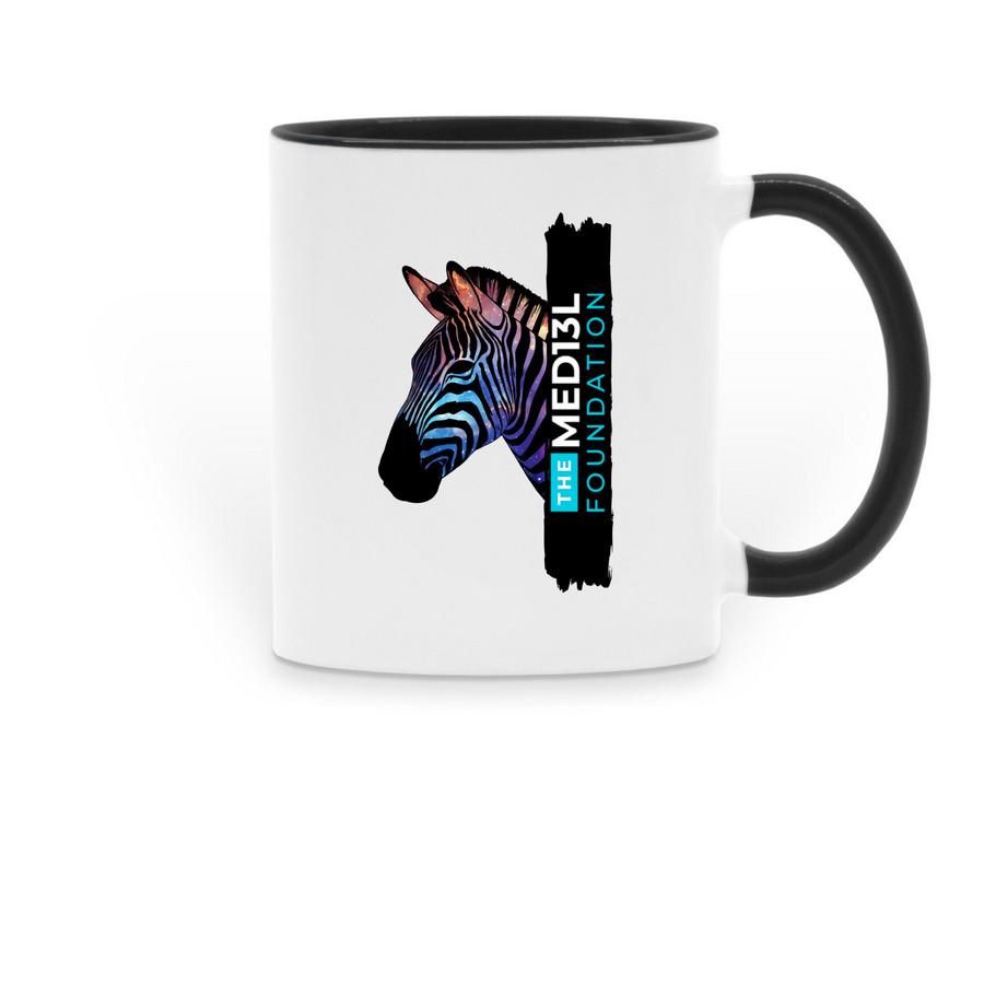 Galaxy Mug, a Black Two-Tone Ceramic Mug