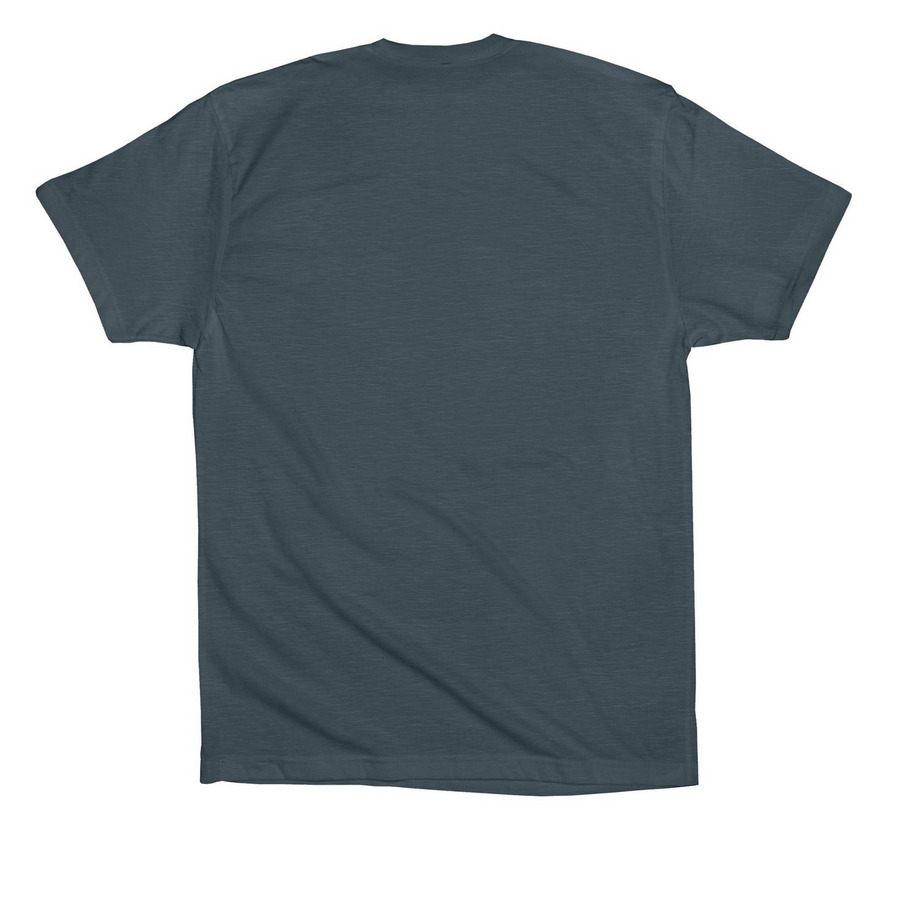 Secondhand Squad Apparel, a Vintage Navy Premium Cotton Tee (back-view)