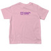 A midwife helped me out (Toddler), a Pink Toddler Tee (back-view)