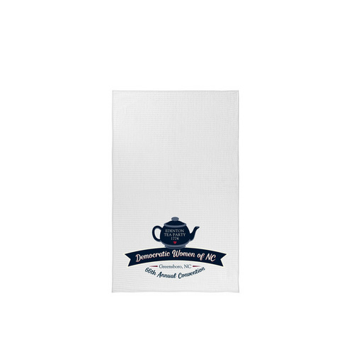 Official Convention Tea Towel, a White Tea Towel