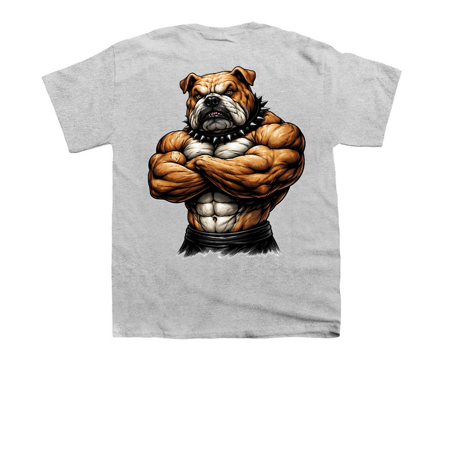 Built Different, a Sport Grey Youth Unisex Tee (back-view)