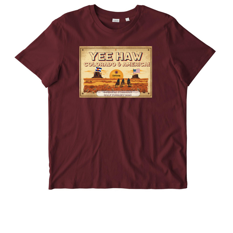 LIMITED Edition Golf Tourney Swag!, a Burgundy Stanley/Stella Unisex Crafter Tee