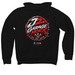 J2GarageWorx Street Series, a Black Premium Pullover Hoodie (back-view)