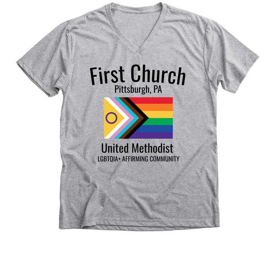 2024 PRIDE&nbsp;, a Athletic Heather Premium V-Neck Tee