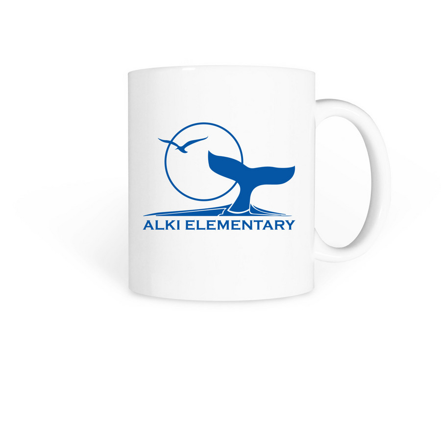 Classic Alki Elementary Mug, a White Coffee Mug