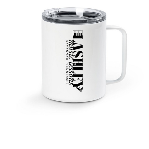 LML Travel Mug, a White Stainless Steel Travel Mug