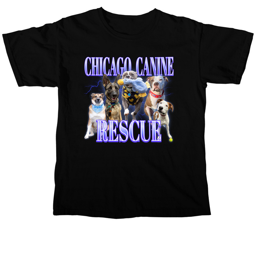 Bootleg Canines, a Black Comfort Colors Unisex Tee