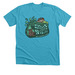 Splash into Nature, a Heather Aqua Premium Unisex Tee