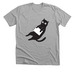 Black Cat Reads Unisex Tee (adult & youth), a Athletic Heather Premium Unisex Tee