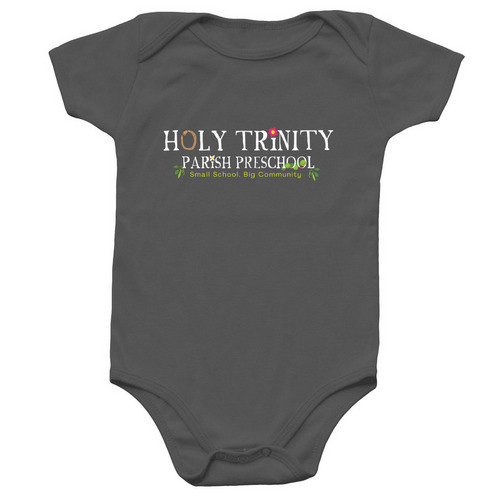 HTPP Baby Spirit Wear- Colors, a Charcoal Infant Onesie