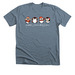 newpath penguins, a Heather Slate Premium Unisex Tee