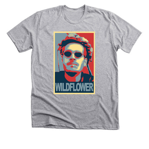 WildFlower, a Athletic Heather Premium Unisex Tee