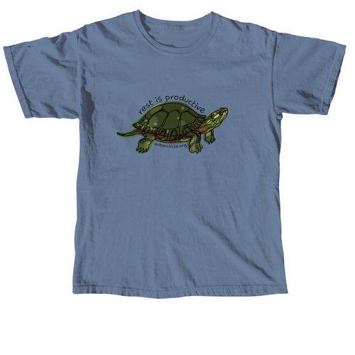 Rest is Productive, a Blue Jean Comfort Colors Unisex Tee