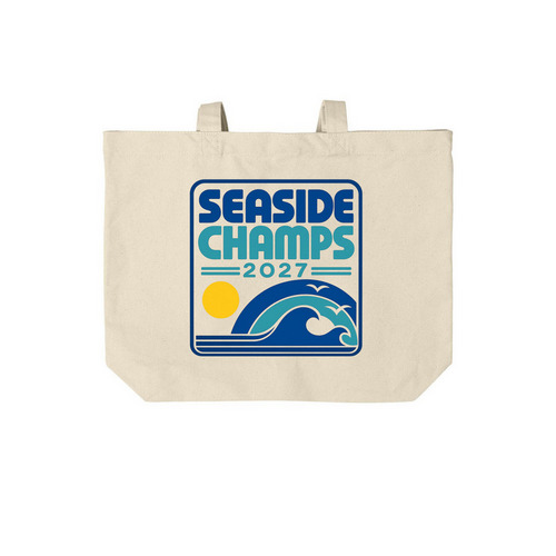 CHAMPS Tote Bag, a Natural Cotton Canvas Tote Bag