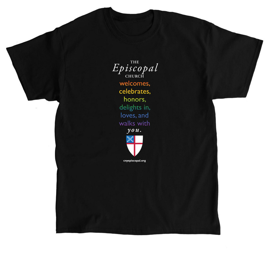 The Episcopal Church Welcomes You, a Black Classic Unisex Tee