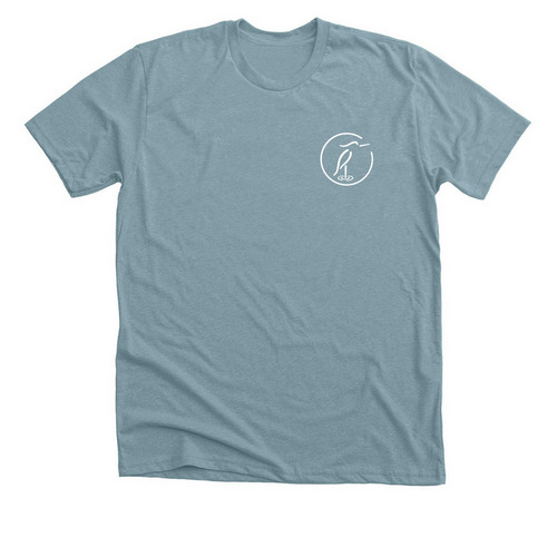 Heritage Collection Shirts, a Heather Blue Lagoon Premium Unisex Tee