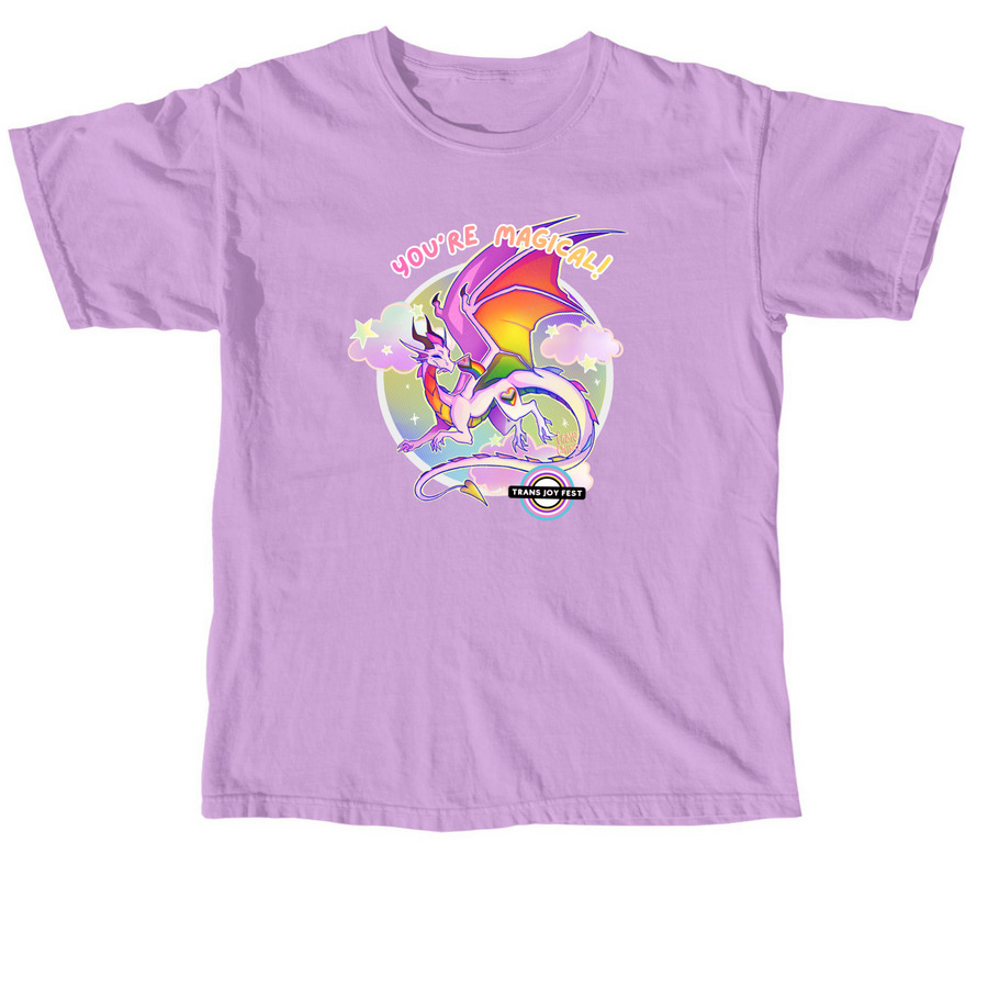 5th annual Trans Joy Fest- Ally Design, a Neon Violet Comfort Colors Unisex Tee