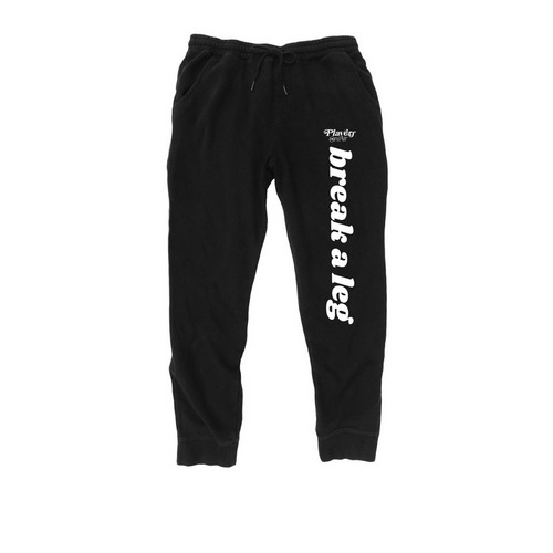 Players on Air Sweat Pants, a Black Midweight Fleece Joggers