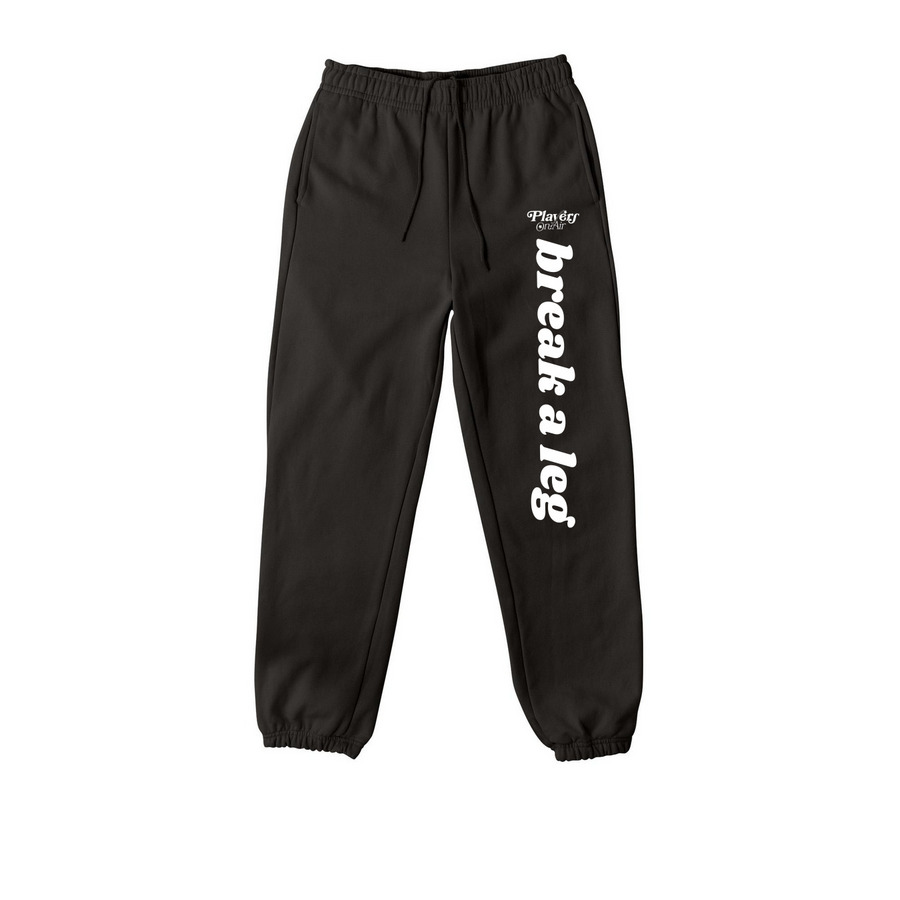Players on Air Sweat Pants, a Black Premium Heavyweight Jogger
