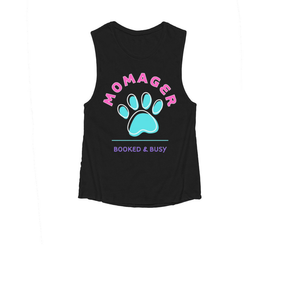 Momager: Booked & Busy, a Black Women's Muscle Tank