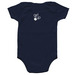 Born to Lead Onesie, a Navy Infant Onesie (back-view)