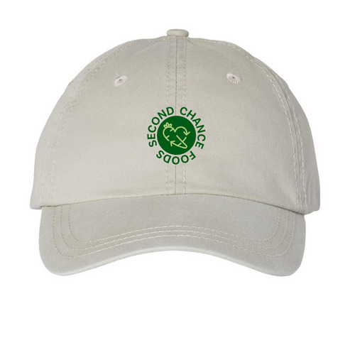 Printed Hat, a Stone Printed Pigment Dye Baseball Cap