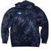 SSELC SHARK SWAG!, a Navy Tie Dyed Pullover Hoodie
